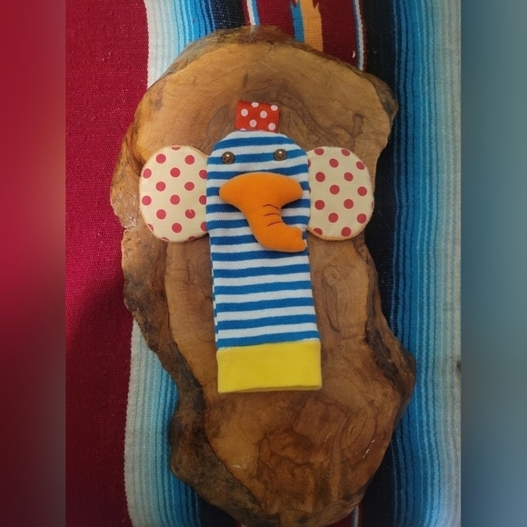 Baby Elephant Rattle Sock for Babies 0-6 Months - Picture 1 of 5